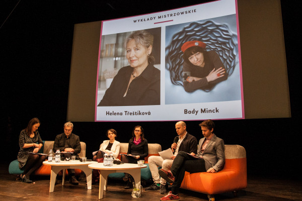 Konferencja prasowa 14. Millennium Docs Against Gravity w NInA, 15.03.2017. Fot. Kamila Szuba